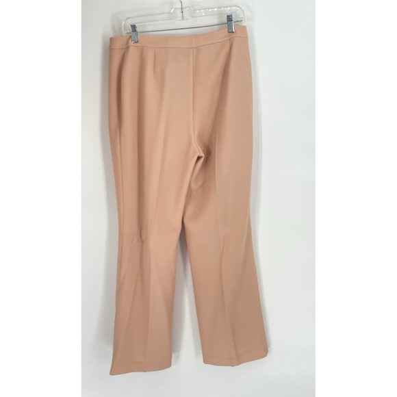 Le Suit Pantsuit Women's Two-Piece Set Blazer(14) & Pants(12) Peach Lined - Picture 13 of 16